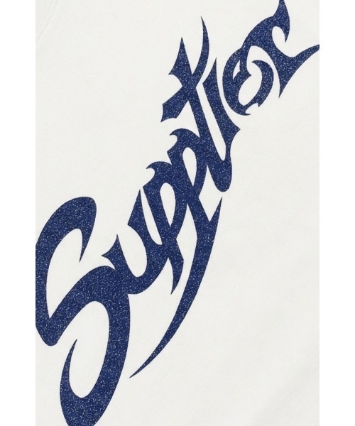SUPPLIER(サプライヤー)の「Tシャツ|Glitter Inferno Logo Tee|SUPPLIER(Tシャツ/カットソー・メンズ・ブラック/ホワイト・MEDIUM/SMALL/X-LARGE/LARGE)」の4枚目の写真