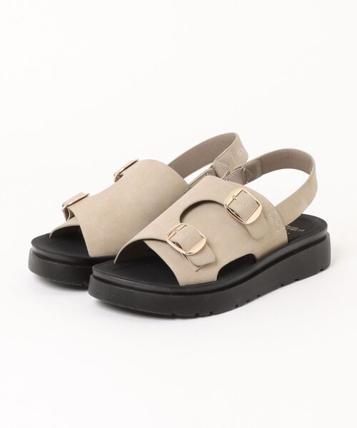 U.S. POLO ASSN.(ユーエスポロアッスン)の「【U.S. POLO ASSN./ユーエスポロアッスン】脱ぎ履き楽々 カジュアルサンダル ダブルベルト ブランドロゴ 韓国ファッション(サンダル・レディース・ブラック/ダークブラウン/ベージュ・SMALL/MEDIUM)」の3枚目の写真