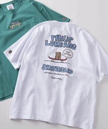 Philip Lumbang（フィリップランバン）の「【75】【Philip Lumbang フィリップ・ランバン】 リラックスフィット  グラフィックデザイン バックプリント クルーネックTシャツ ユニセックス（Tシャツ/カットソー）」