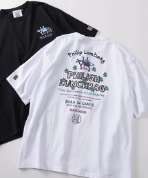 Philip Lumbang（フィリップランバン）の「【75】【Philip Lumbang フィリップ・ランバン】 リラックスフィット  グラフィックデザイン バックプリント クルーネックTシャツ ユニセックス（Tシャツ/カットソー）」