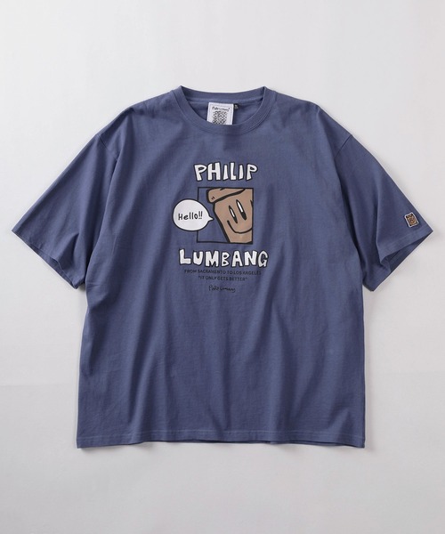 Philip Lumbang(フィリップランバン)の「【75】【Philip Lumbang/フィリップ・ランバン】 リラックスフィット グラフィックデザイン バックプリント クルーネックTシャツ ユニセックス(Tシャツ/カットソー・レディース・ブルー系3/グリーン系2/ホワイト系2/ホワイト系1/グリーン系1/ベージュ系3/ベージュ系1/ブルー系1/ブラック系2/ホワイト系3/ブルー系2/グリーン系3/ベージュ系2/ブラック系3/ブラック系1・M/XL/L)」の20枚目の写真