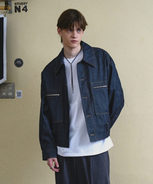 MAISON MINED（メゾンミネド）の「INDIGO JACK DENIM TRUCKER（デニムジャケット）」