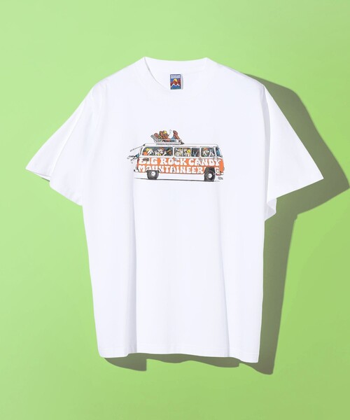 City Ambient Products(シティアンビエントプロダクツ)の「BIG ROCK CANDY MOUNTAINEERING: Ramblin’ Van Tシャツ(Tシャツ/カットソー・メンズ・ホワイト・MEDIUM/LARGE)」の1枚目の写真