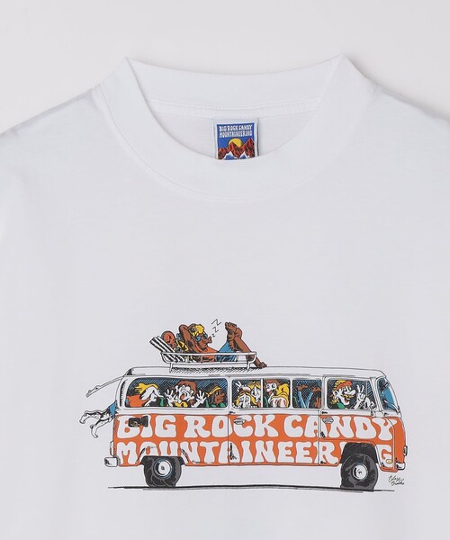 City Ambient Products(シティアンビエントプロダクツ)の「BIG ROCK CANDY MOUNTAINEERING: Ramblin’ Van Tシャツ(Tシャツ/カットソー・メンズ・ホワイト・MEDIUM/LARGE)」の8枚目の写真