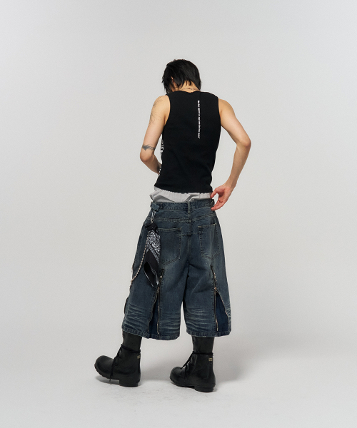 SCHISM INDUCING（スキズムインデューシング）の「CONVERTIBLE JORTS BLUE（その他パンツ・レディース・その他・M/L）」の11枚目の写真