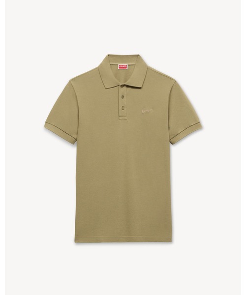 KENZO(ケンゾー)の「'KENZO Signature' エンブロイダリー スリム ポロ イン コットン(ポロシャツ・メンズ・グリーン系その他・MEDIUM/SMALL)」の5枚目の写真