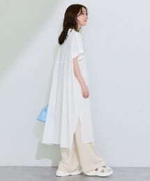 半袖シアースキッパーシャツワンピース