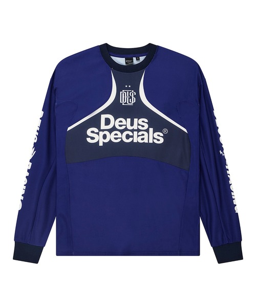 DEUS EX MACHINA(デウスエクスマキナ)の「SPECTACLE MOTO JERSEY(Tシャツ/カットソー・メンズ・イエロー/ロイヤルブルー・M/L)」の16枚目の写真