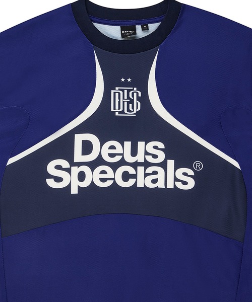 DEUS EX MACHINA(デウスエクスマキナ)の「SPECTACLE MOTO JERSEY(Tシャツ/カットソー・メンズ・イエロー/ロイヤルブルー・M/L)」の17枚目の写真