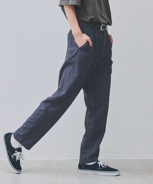 LAKOLE(ラコレ)の「プレーンウィーブドライスリムパンツ / 650682(その他パンツ・メンズ・ブラック/ボルドー/ライトグレー/ネイビー・SMALL/LARGE/MEDIUM/X-LARGE)」の3枚目の写真