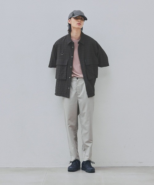 LAKOLE(ラコレ)の「プレーンウィーブドライスリムパンツ / 650682(その他パンツ・メンズ・ブラック/ボルドー/ライトグレー/ネイビー・SMALL/LARGE/MEDIUM/X-LARGE)」の2枚目の写真