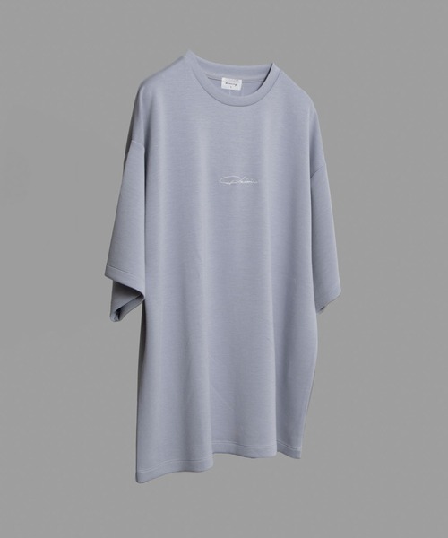 BROWNY(ブラウニー)の「BROWNY/【26年春夏新作】カラーステッチワンポイントT(Tシャツ/カットソー・メンズ・ブラック/サックスブルー/ホワイト・MEDIUM/LARGE)」の18枚目の写真