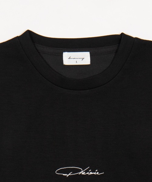 BROWNY(ブラウニー)の「BROWNY/カラーステッチワンポイントT(Tシャツ/カットソー・メンズ・ブラック/サックスブルー/ホワイト・MEDIUM/LARGE)」の16枚目の写真