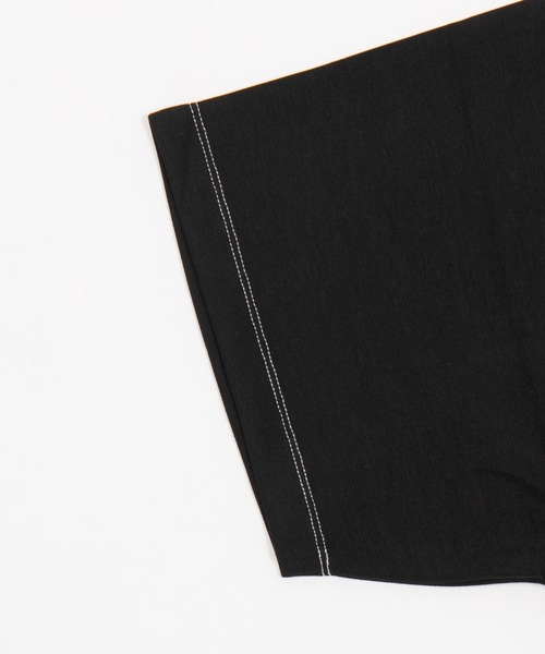 BROWNY(ブラウニー)の「BROWNY/カラーステッチワンポイントT(Tシャツ/カットソー・メンズ・ブラック/サックスブルー/ホワイト・MEDIUM/LARGE)」の18枚目の写真