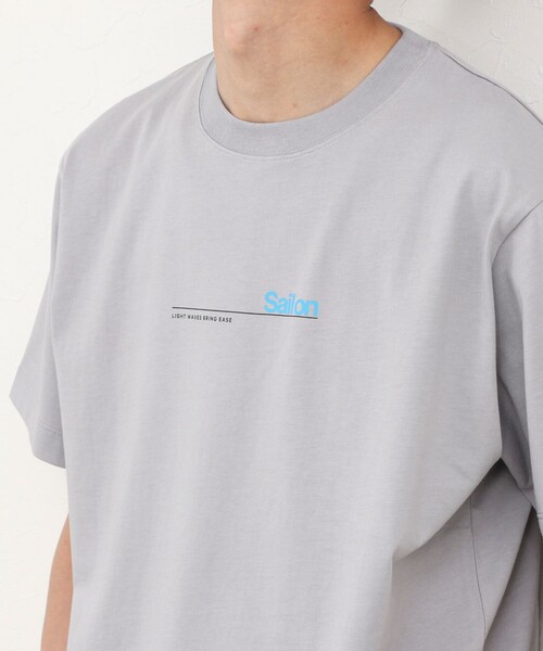 NOLLEY’S(ノーリーズ)の「《大人に似合う》メッセージプリントTシャツ 26SS(Tシャツ/カットソー・メンズ・ライトグレー/ホワイト/サックスブルー・XL/L/M/S)」の3枚目の写真