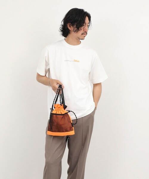 NOLLEY’S(ノーリーズ)の「《大人に似合う》メッセージプリントTシャツ 26SS(Tシャツ/カットソー・メンズ・ライトグレー/ホワイト/サックスブルー・XL/L/M/S)」の9枚目の写真