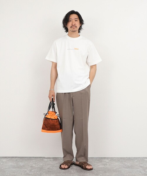 NOLLEY’S(ノーリーズ)の「《大人に似合う》メッセージプリントTシャツ 26SS(Tシャツ/カットソー・メンズ・ライトグレー/ホワイト/サックスブルー・XL/L/M/S)」の11枚目の写真