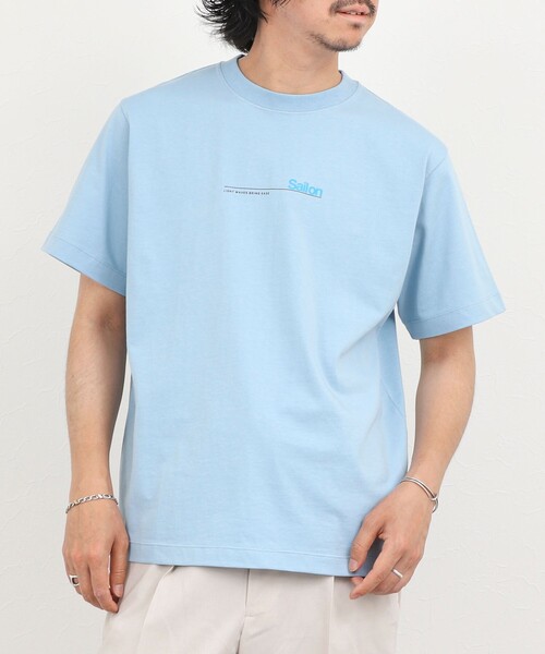 NOLLEY’S(ノーリーズ)の「《大人に似合う》メッセージプリントTシャツ 26SS(Tシャツ/カットソー・メンズ・ライトグレー/ホワイト/サックスブルー・XL/L/M/S)」の15枚目の写真