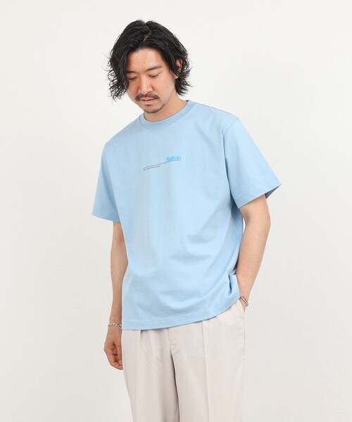 NOLLEY’S(ノーリーズ)の「《大人に似合う》メッセージプリントTシャツ 26SS(Tシャツ/カットソー・メンズ・ライトグレー/ホワイト/サックスブルー・XL/L/M/S)」の17枚目の写真