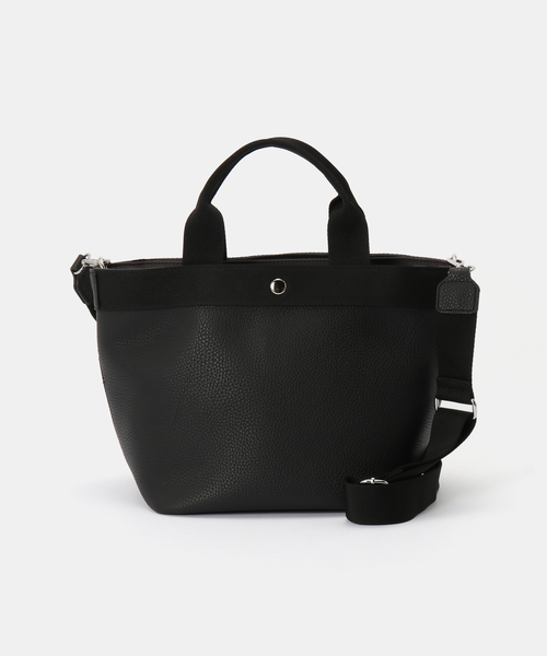 cache cache(カシュ カシュ)の「cachecache /カシュカシュ シュリンクフナガタ2WAYトート(トートバッグ・レディース・ベージュ/ブラック・FREE)」の8枚目の写真