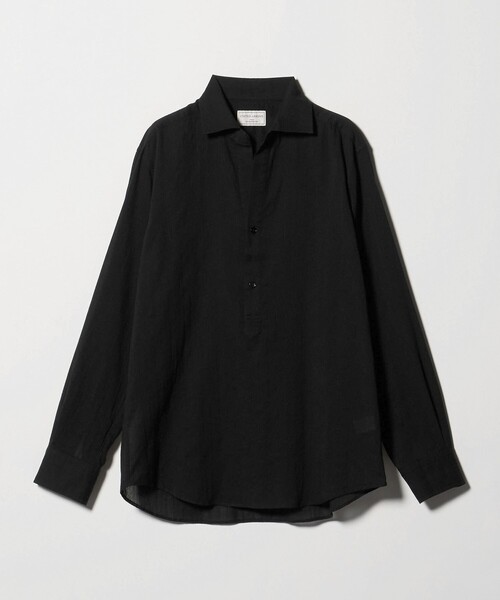 UNITED ARROWS(ユナイテッドアローズ)の「コードストライプ プルオーバー シャツ(シャツ/ブラウス・メンズ・ブラック/ベージュ・M/L/XL/S)」の10枚目の写真