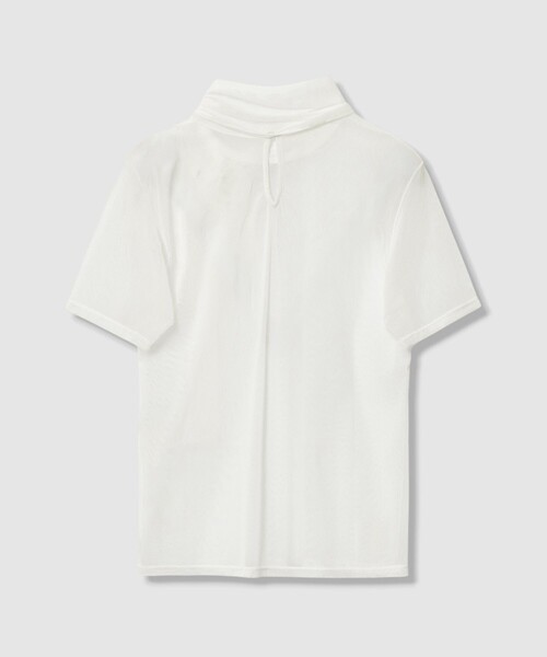 LOULOU WILLOUGHBY(ルルウィルビー)の「【LOULOU WILLOUGHBY】ボウタイツキチュールトップス(Tシャツ/カットソー・レディース・ボルドー/オフホワイト/ブラック・2)」の21枚目の写真