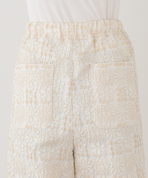 IENA LA BOUCLE(イエナラブークル)の「IENA LA BOUCLE フラワーJQストリングパンツ(その他パンツ・レディース・ベージュ・38/36)」の11枚目の写真