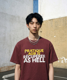 Hell-Raising Salt Wash Crop Short Sleeve T-Shirt (Red)