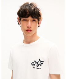 'KENZO Sounds' エンブロイダリー スリム Tシャツ イン コットン