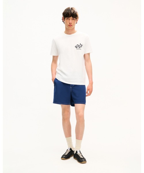 KENZO(ケンゾー)の「'KENZO Sounds' エンブロイダリー スリム Tシャツ イン コットン(Tシャツ/カットソー・メンズ・ホワイト系その他・XX-LARGE/LARGE/X-SMALL/X-LARGE/SMALL/MEDIUM)」の4枚目の写真