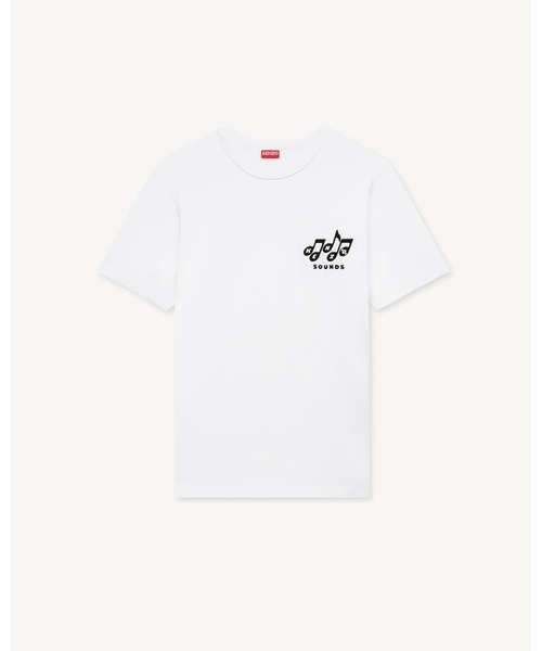 KENZO(ケンゾー)の「'KENZO Sounds' エンブロイダリー スリム Tシャツ イン コットン(Tシャツ/カットソー・メンズ・ホワイト系その他・XX-LARGE/LARGE/X-SMALL/X-LARGE/SMALL/MEDIUM)」の5枚目の写真
