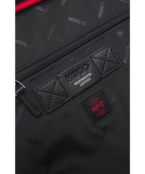HUGO(ヒューゴ)の「ホールドオール シルバートーン メタルパーツ(ボストンバッグ・メンズ・ブラック・ONESIZE)」の5枚目の写真