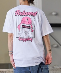 スモーキングガールRelaxed半袖Tシャツ