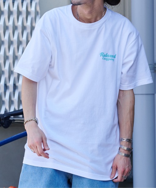 DOUBLE STEAL（ダブルスティール）の「スモーキングガールRelaxed半袖Tシャツ（Tシャツ/カットソー・メンズ・ブラック/ブラック系その他/グリーン/グレー/ホワイト系その他/ホワイト・LARGE/X-LARGE/MEDIUM）」の20枚目の写真