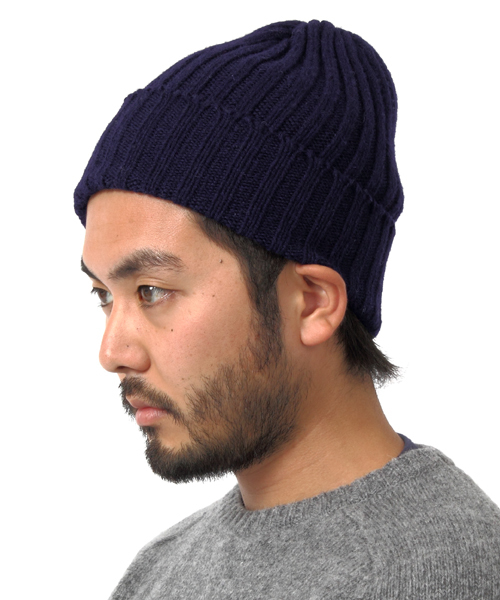 BEAMS PLUS（ビームスプラス）の「BEAMS PLUS / ウールワッチキャップ（ニットキャップ/ビーニー・メンズ・グレー/ブラック/オレンジ/オリーブ/ネイビー/ワイン/ナチュラル・FREE）」の5枚目の写真