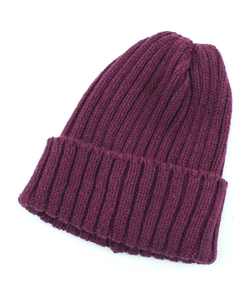 BEAMS PLUS（ビームスプラス）の「BEAMS PLUS / ウールワッチキャップ（ニットキャップ/ビーニー・メンズ・グレー/ブラック/オレンジ/オリーブ/ネイビー/ワイン/ナチュラル・FREE）」の6枚目の写真