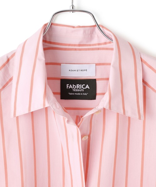 ADAM ET ROPE'(アダムエロペ)の「FabRICAストライプアジャストノースリーブシャツ(シャツ/ブラウス・レディース・ターコイズブルー/サックスブルー/ピンク系その他2・FREE)」の22枚目の写真