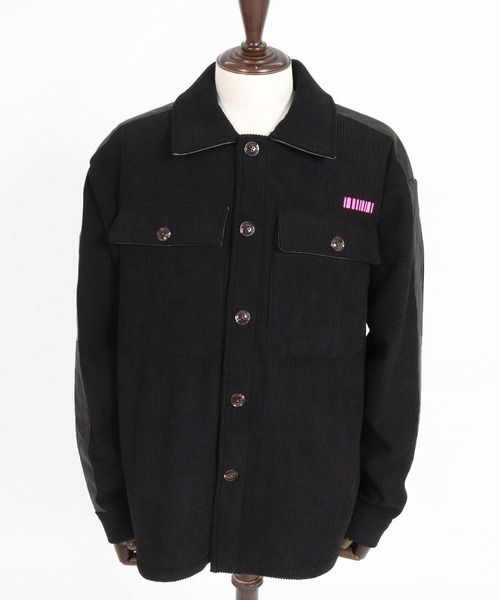 felkod(フィルコッド)の「mj11646- Synthetic Leather×Fleece-Back Corduroy CPO Jacket コーデュロイCPOジャケット(F26A130)(その他アウター・メンズ・グレイッシュベージュ/ブラック・S/M/L)」の8枚目の写真