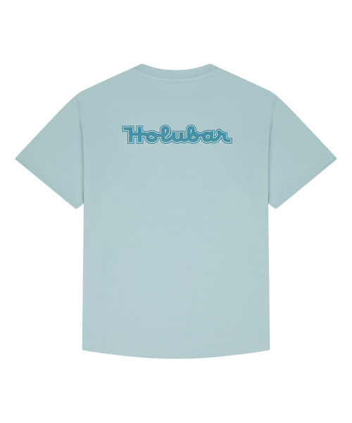 HOLUBAR(ホルバー)の「Lettering Logo T Shirt Sky Blue(Tシャツ/カットソー・メンズ・その他・LARGE)」の2枚目の写真