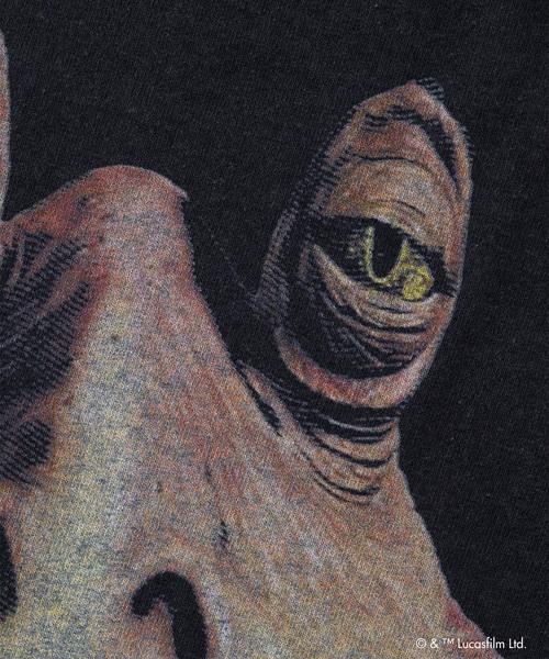 VARIEGATOR(ヴァリゲイター)の「VARIEGATOR / ヴァリゲイター Jar Jar Binks /Tee(Tシャツ/カットソー・レディース・ブラック・LARGE/MEDIUM)」の3枚目の写真
