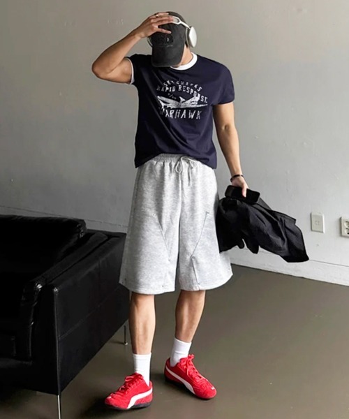 NOWLE（ノウル）の「【NOWLE】ヴィンテージライク グラフィック リンガーTシャツ / オールドスクール アメカジ 半袖 T（Tシャツ/カットソー・メンズ・ネイビー/ホワイト・MEDIUM/SMALL/X-LARGE/LARGE）」の8枚目の写真
