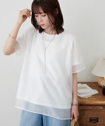 【WEB限定】シアーレイヤードTシャツ