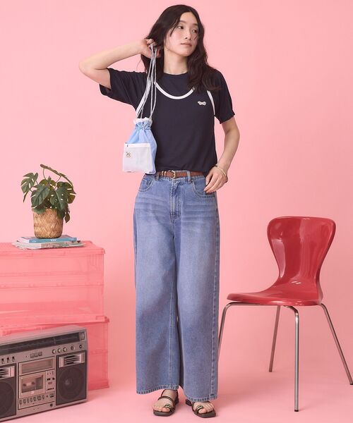 PENNEYS(ぺニーズ)の「【PENNEYS】2WAYバッグ(ショルダーバッグ・レディース・サックスブルー/オレンジ・FREE)」の16枚目の写真