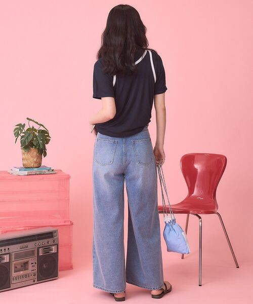 PENNEYS(ぺニーズ)の「【PENNEYS】2WAYバッグ(ショルダーバッグ・レディース・サックスブルー/オレンジ・FREE)」の18枚目の写真