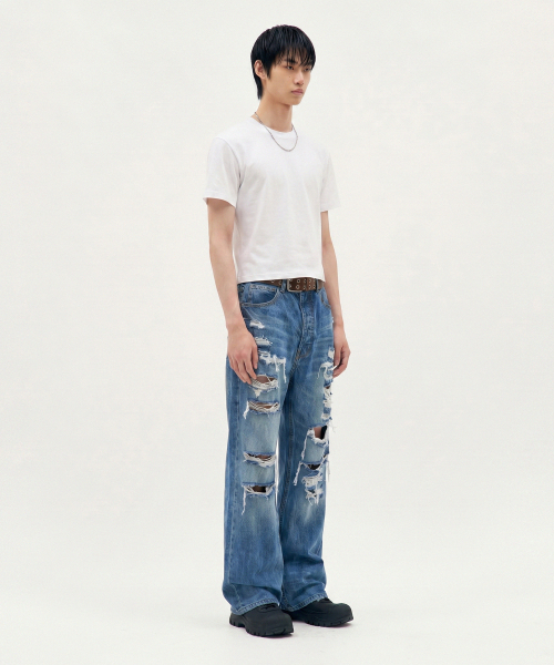 PROCESS(プロセス)の「Essential Crop tee - White(Tシャツ/カットソー・メンズ・ホワイト・FREE)」の3枚目の写真