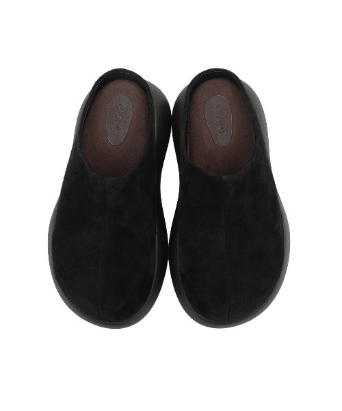 CLANE(クラネ)の「SUEDE PUFF SLIPONS(スリッポン・レディース・ブラウン/ブラック・S/M)」の10枚目の写真