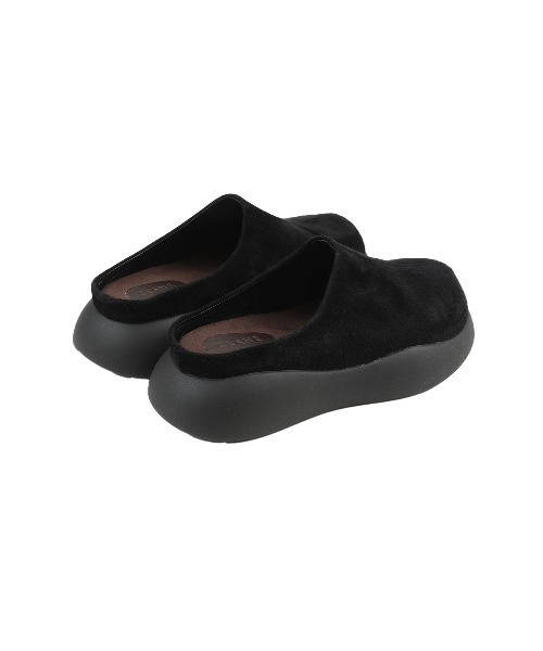CLANE(クラネ)の「SUEDE PUFF SLIPONS(スリッポン・レディース・ブラウン/ブラック・S/M)」の12枚目の写真