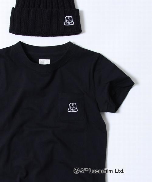 coen(コーエン)の「【coen kids】STAR WARS-ワッペンポケT(100~150cm)(Tシャツ/カットソー・キッズ・その他2/その他1/グレー/ブラック・120/150/110/100/130/140)」の2枚目の写真