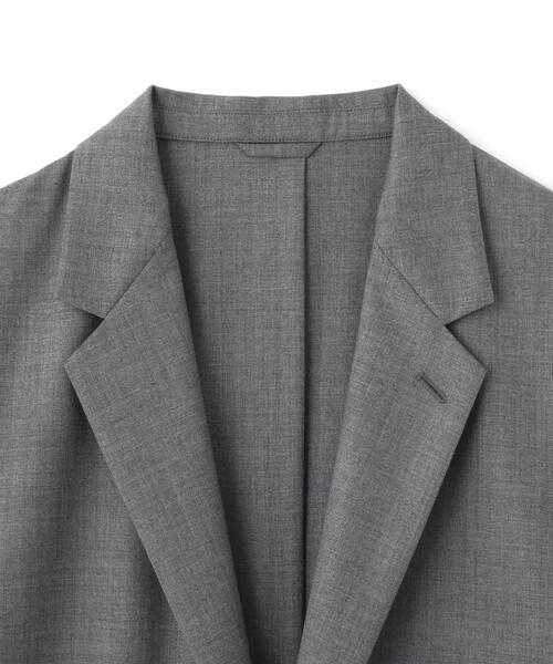 YLEVE（イレーヴ）の「YLEVE / SUPER120'S CHAMBRAY WOOL JACKET（テーラードジャケット・メンズ・グレー・5/4）」の8枚目の写真