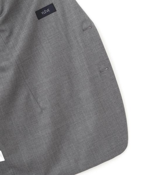 YLEVE（イレーヴ）の「YLEVE / SUPER120'S CHAMBRAY WOOL JACKET（テーラードジャケット・メンズ・グレー・5/4）」の11枚目の写真